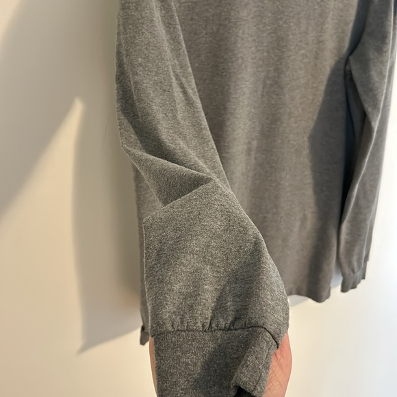 Patagonia Gray Long sleeve Classic Front and Back logo Shirt Size M - Picture 5 of 8